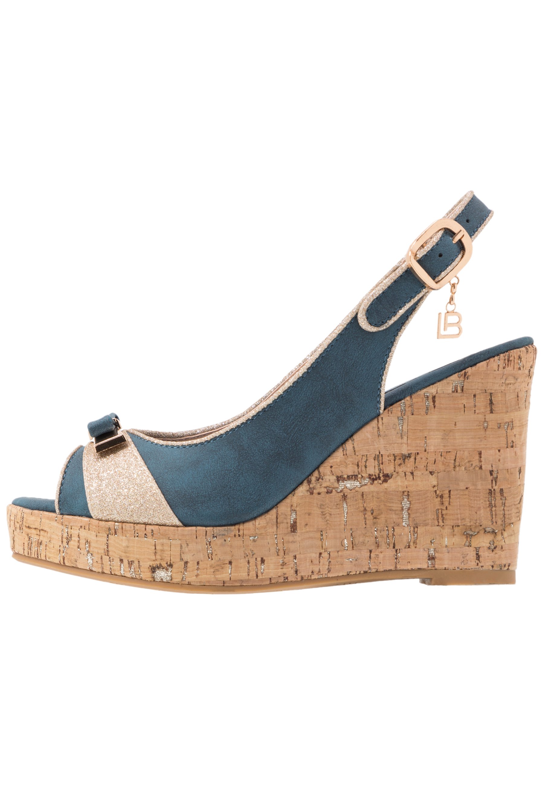 Laura Biagiotti Women Brown Wedges